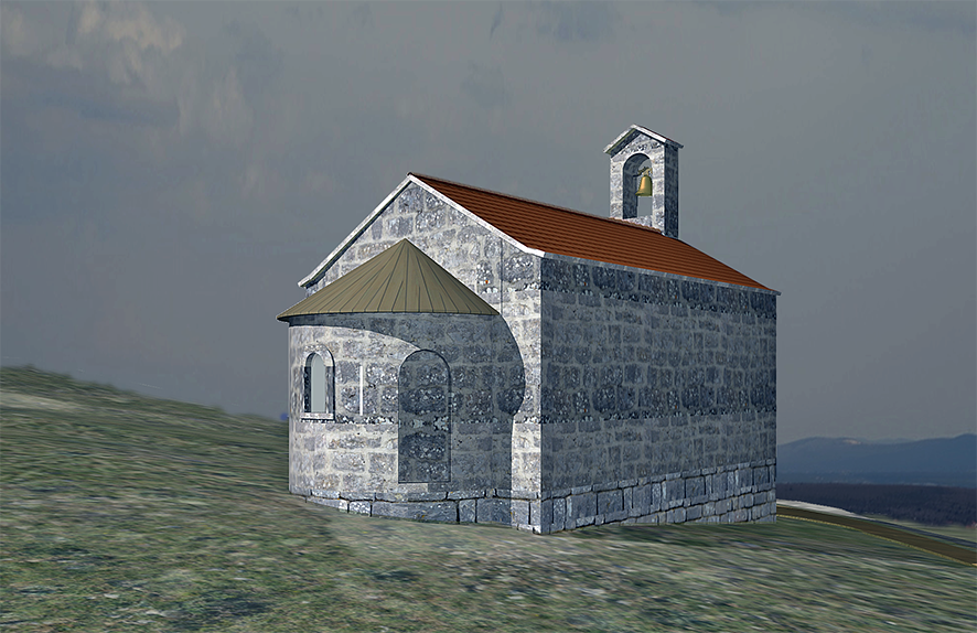 Reconstruction of the Vratnice church