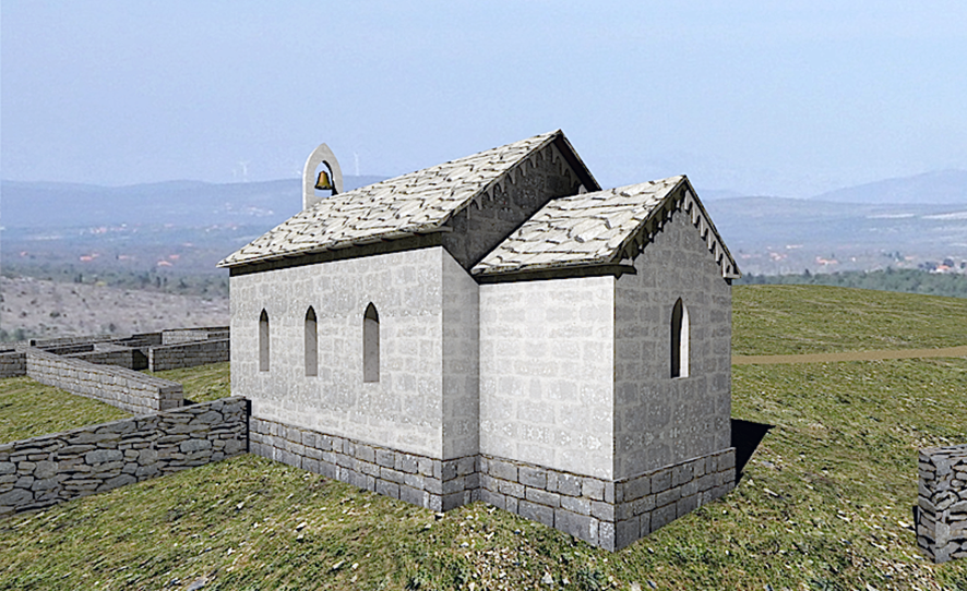 Reconstruction of the Tjeme church