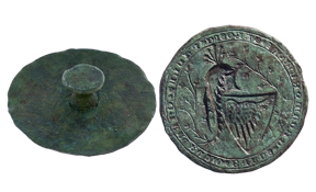 Seal of Paul I Šubić, found in Zadar; early 14th century